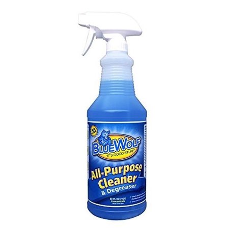 BLUE WOLF SALES & SERVICE Blue Wolf Sales & Service BWQ Ultra Cleaner & Degreaser Spray Bottle - 32 oz BWQ